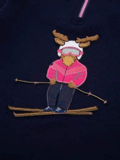 Bilde av WoolLand Høvringen top girl Blå